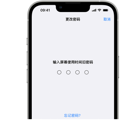 鄞州iPhone屏幕维修分享iPhone屏幕使用时间密码忘记了怎么办 