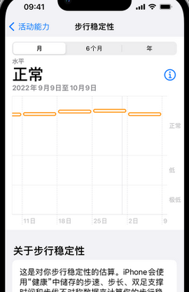 鄞州iPhone手机维修如何在iPhone开启'步行稳定性通知'