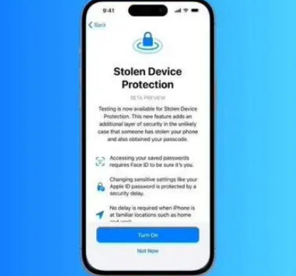 鄞州苹果授权维修店分享被盗设备保护功能开启方法 