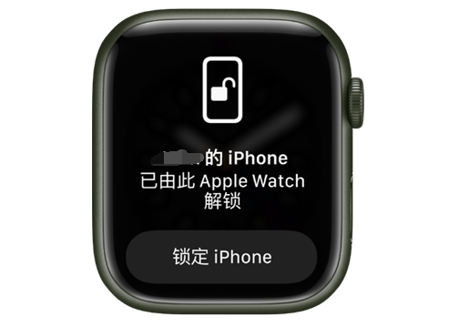 鄞州苹果手机维修分享用 AppleWatch 解锁配备面容 ID 的 iPhone方法 