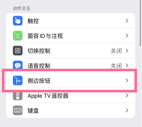 鄞州苹果14维修店分享iPhone14 Plus侧键双击下载功能关闭方法 