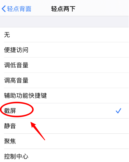 鄞州苹果手机维修分享iPhone12如何启用双击截屏 