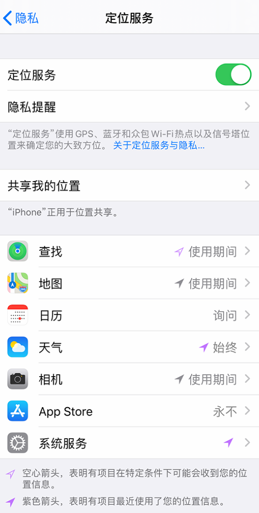 鄞州苹果手机维修分享iPhone 状态栏中时间显示为蓝色图标是什么情况 